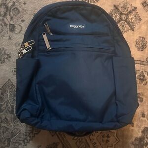 Baggallini Navy Blue Backpack with Pockets